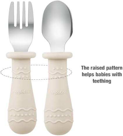 PandaEar Toddler Plates and Utensils Set 9PCS