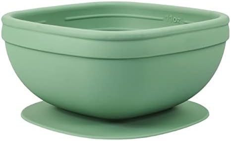 Re-Play Sustainables Silicone Suction Bowl - 11 oz Sage