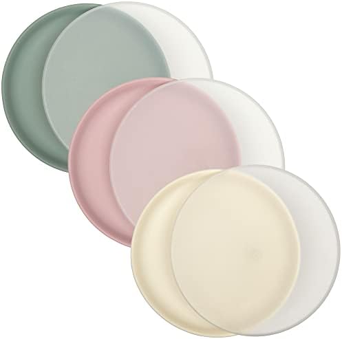 WeeSprout Toddler Plates with Lids 3 Pack