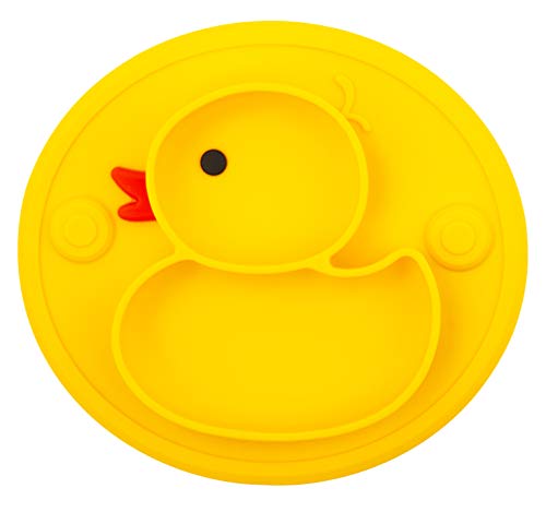 Lightening Baby Plate Silicone Toddler Suction Plate