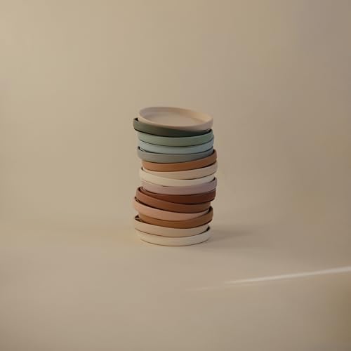 Mushie Classic Silicone Suction Plate BPA-Free Ivory