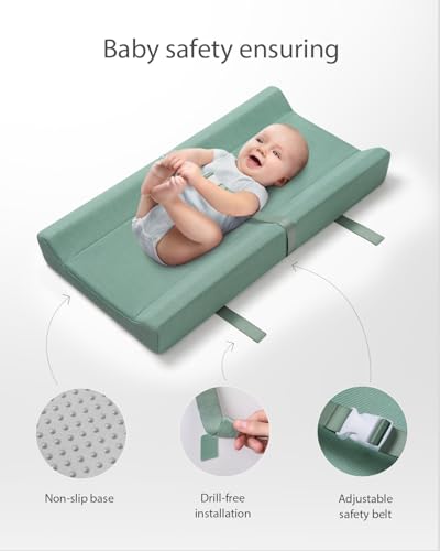 Blissful Diary Portable Changing Pad with Waterproof Lining and Soft Cover