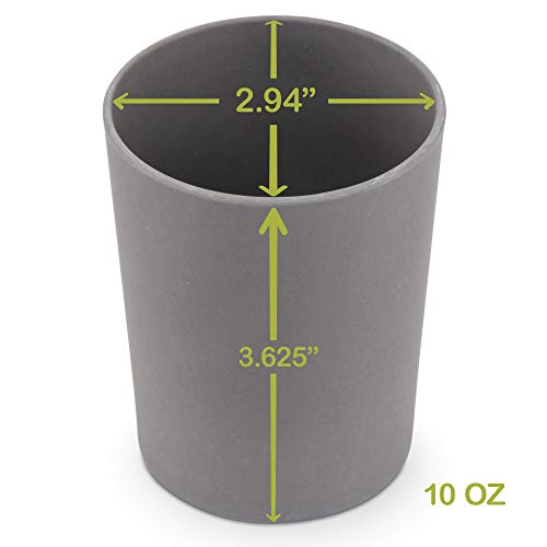 WeeSprout Bamboo Toddler Cups - 4 Pack 10 Fl Oz