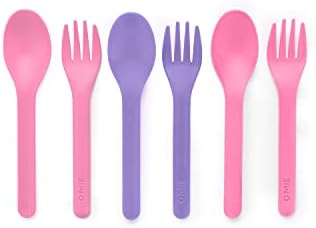 Omie OmieBox Utensil Refill Pack - 6 Piece Set 3 Spoons 3 Forks
