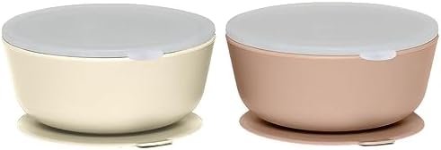WeeSprout Suction Bowls for Baby Toddlers Set of 2