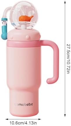 UOYOTT 24Oz Whale Squirt Kids Cup with Fountain