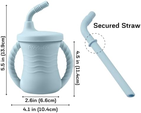 PandaEar Silicone Baby Feeding Set 11PCS Blue
