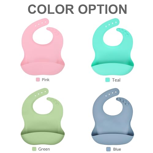 Personalized Silicone Bib for Babies Toddlers with Name