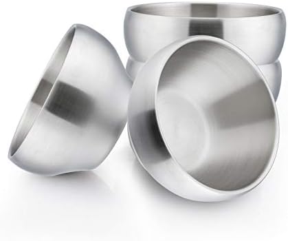 HaWare 12 oz Double Walled Stainless Steel Bowls 4 Pack 1