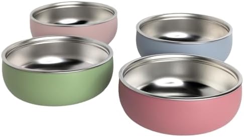 Monkey Proof Non-Toxic Stainless Steel Child Bowl Set of 4
