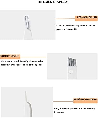 Tiny Cleaning Brush - 24 Pack Multi-Functional Crevice Brush for Bottles