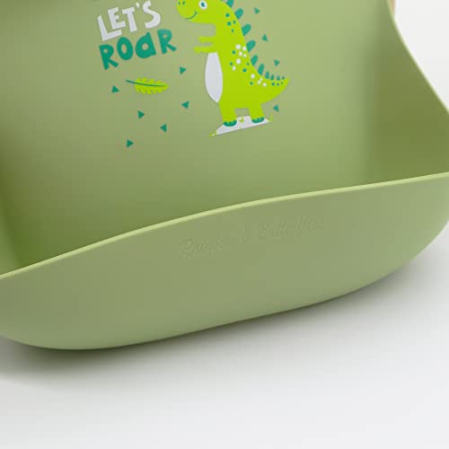 Rainbow Butterflies 8 Piece DINO Baby Feeding Set - Olive