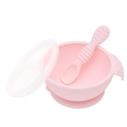 Bumkins Baby Bowl Set with Suction Pink