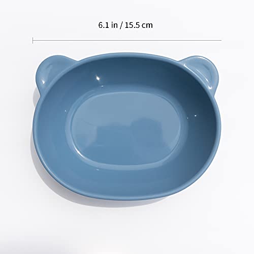 Blue Ginkgo Silicone Kids Bowls - Cute Bear Bowls for Baby and Toddlers