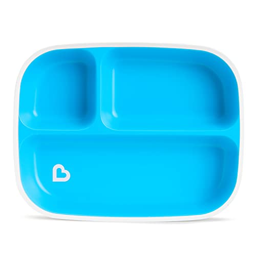 Munchkin Splash Toddler Divided Plate Blue