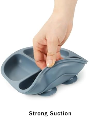 PandaEar Baby Feeding Set - 3 Plates 3 Spoons BPA-Free
