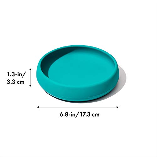 OXO Tot Silicone Plate Teal