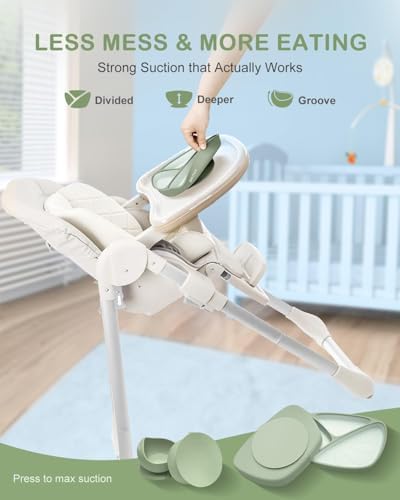Qyeejong 9 PCS Silicone Baby Feeding Set