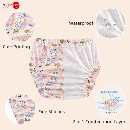 Joyo Roy 4 Pcs Reusable Rubber Pants for Potty Training