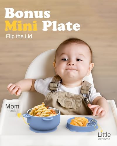 Bakpoco Baby Suction Bowls 4-Pack Ocean Explorer Set