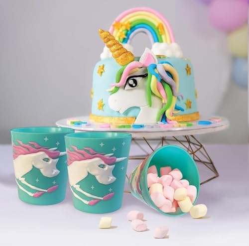 Lilys Home 3D Unicorn Tumbler 10 Ounce Reusable Kids Cup