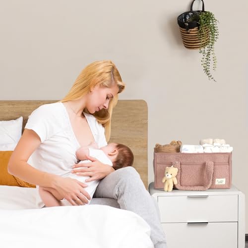 PeraBella Baby Diaper Caddy Organizer with Handle