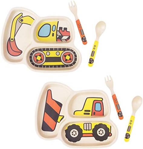 Construction Themed Kids Dinnerware Set 3-Piece