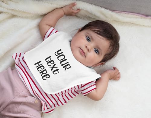 Quipo Personalized Baby Bib with Custom Text 1