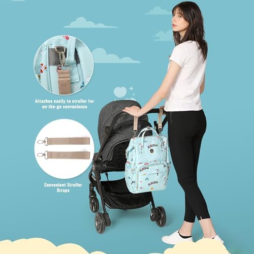 Camillemma Diaper Backpack with USB Charging Port