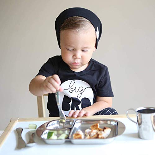 Kiddobloom Childrens Stainless Steel Dinnerware Set