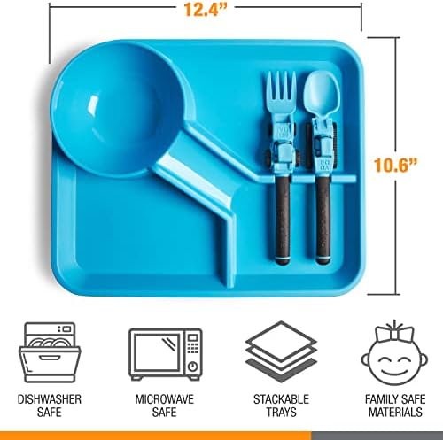 Dinneractive Construction Theme Kid Plate Set