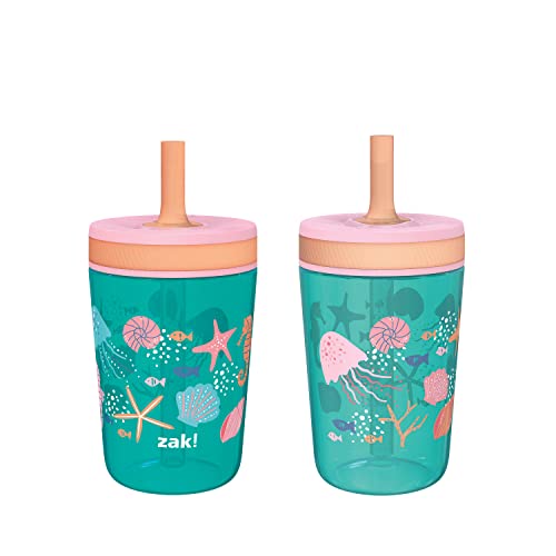 Zak Designs Kelso 15 oz Tumbler Set with Shells 1