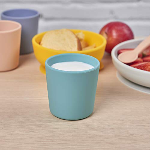 Silicone Toddler Cup 5 oz Non-Smell Anti-Slip Dishwasher Safe Purple