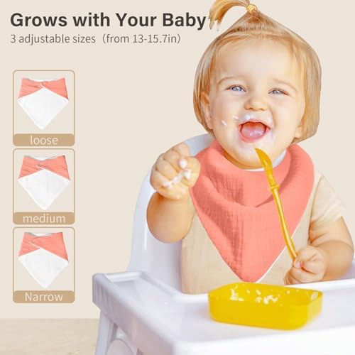 NISXABEBE Muslin Drooling Bibs for Baby Boy Girl