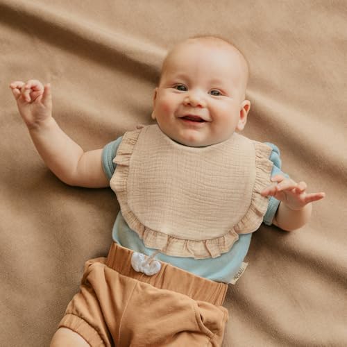 DOSMINE Muslin Baby Bibs 10 Pack for Boys Girls