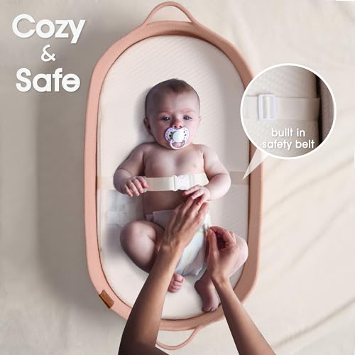 JJOO Baby Changing Basket with Diaper Caddy 1