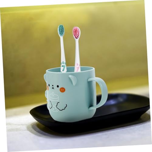 Cabilock 3D Bear Toothbrush Cups Reusable Plastic