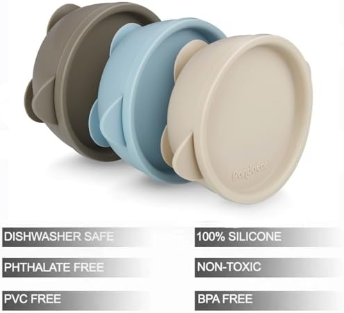 PandaEar 3 Pack Suction Bowls for Babies 1