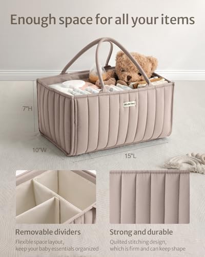 Blissful Diary Baby Diaper Caddy Organizer