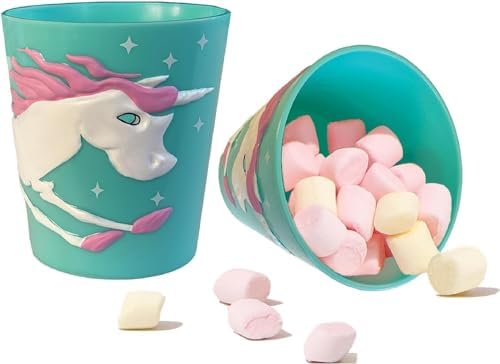 Lilys Home 3D Unicorn Tumbler 10 Ounce Reusable Kids Cup
