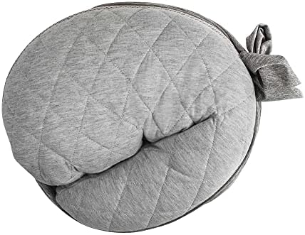Boppy Anywhere Travel Nursing Pillow Soft Gray