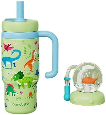 UOYOTT 24Oz Whale Squirt Kids Cup with Fountain
