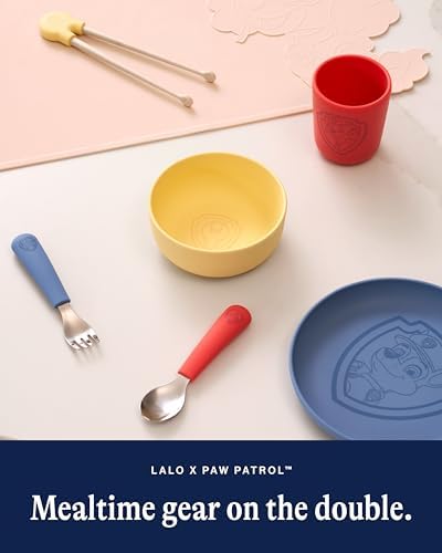 Lalo PAW Patrol Toddler Plate Utensils Set - 3 Pieces
