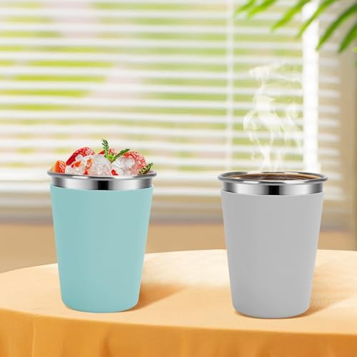 Vermida 12oz Leak Proof Kids Cups with Straws and Lids 4 Pack