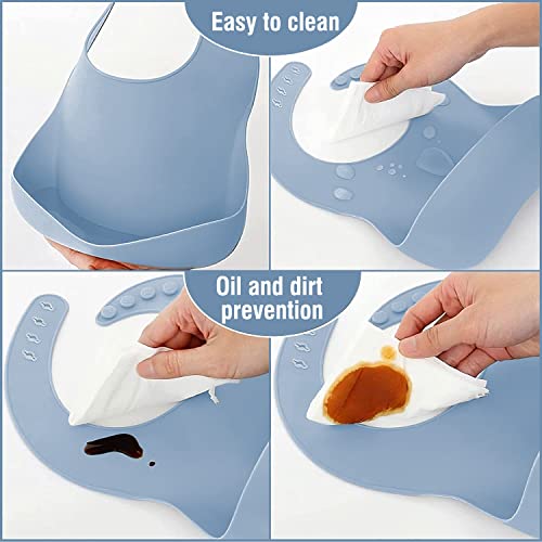 Mrkyy Silicone Baby Feeding Set with Divided Plate and Sippy Cup 1