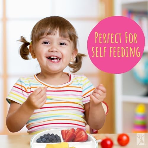 Elk and Friends Porcelain Divided Plates with Silicone Sleeves for Kids