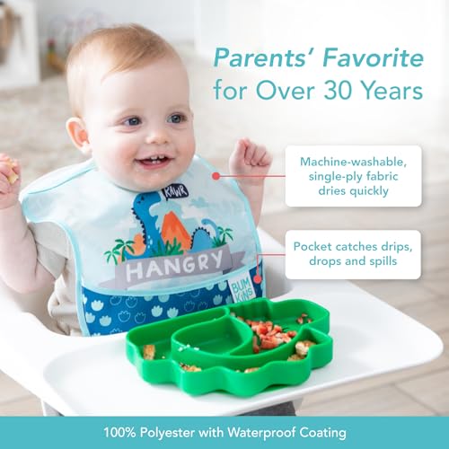 Bumkins Baby Bibs for Boys and Girls 3-Pack Set
