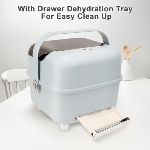 Baby Bottle Holder with Dust-Proof Lid and Cutlery Storage