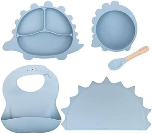 Little LoveBug Toddler Feeding Set with Dinosaur Plate
