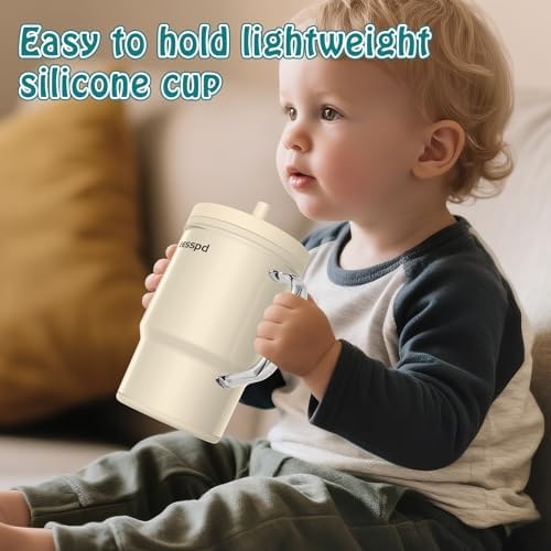 Toddler 9 oz Mini Cup with Leak-Resistant Straw and Handle